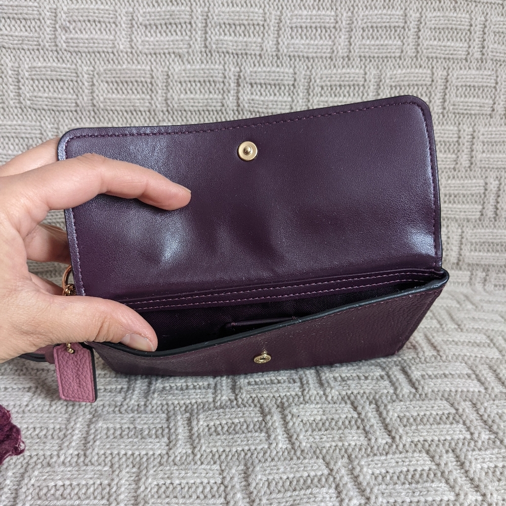 SOLD - Coach Small Triple Wristlet in Colorblock - EUC - Picture 14 of 15